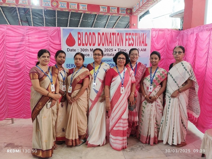 Blood donation drive organized by SEVAA Foundation